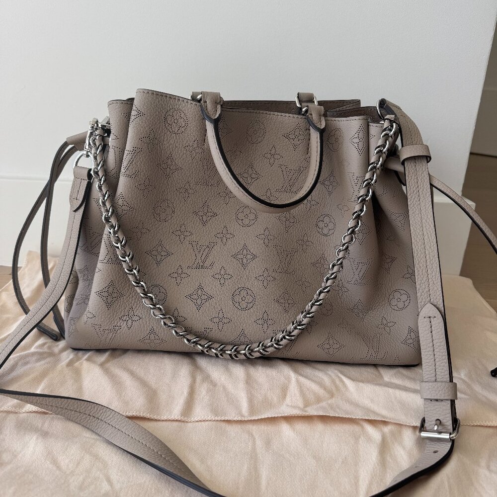 Louis Vuitton Bella Taupe Leather Tote